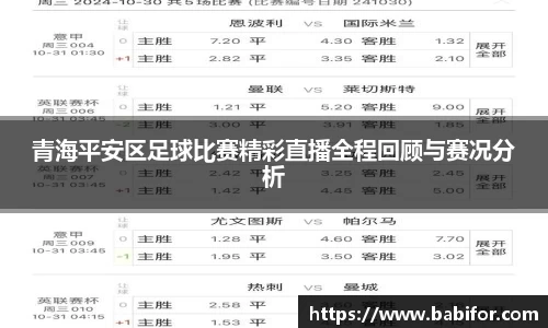青海平安区足球比赛精彩直播全程回顾与赛况分析